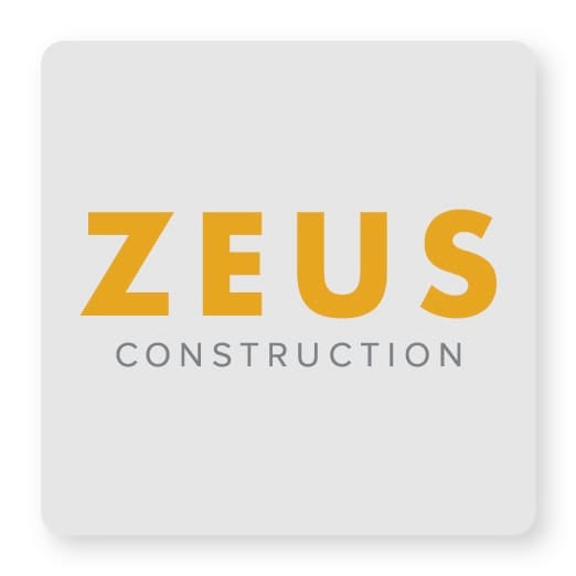 zeus logo de construção