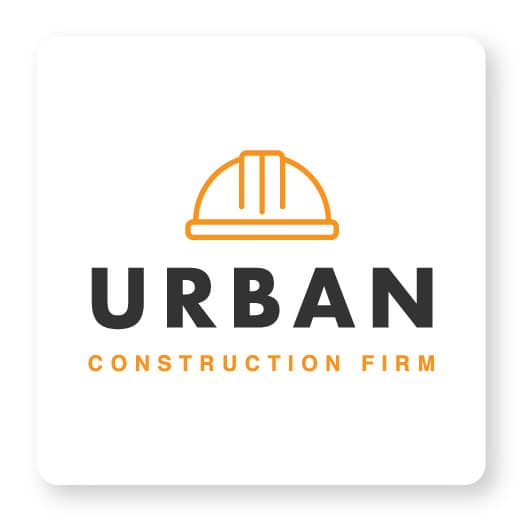 urban logo de construção