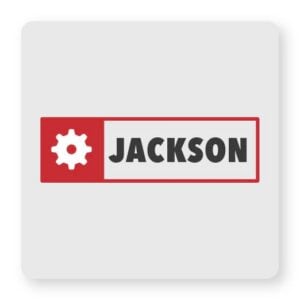 Jackson logo de construção