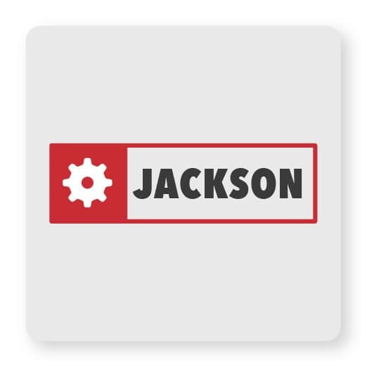 Jackson logo de construção