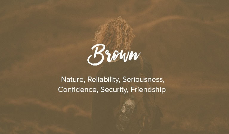 brown logo background with meanings