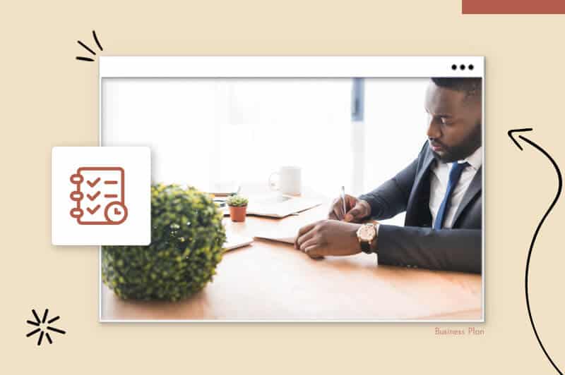 Small business owner deciding his business name in California