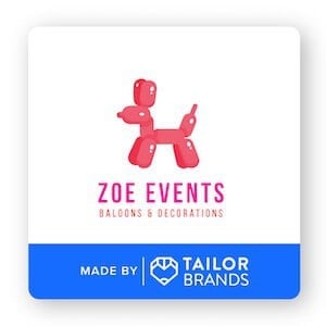 Baloon decoration logo