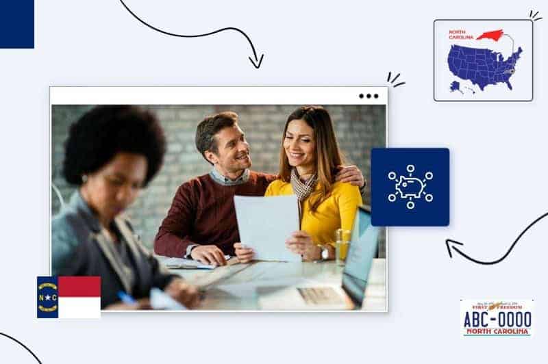 Small business owner reviewing documents