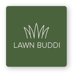 Minimalist lawn care logo