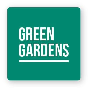 Minimalist lawn care logo