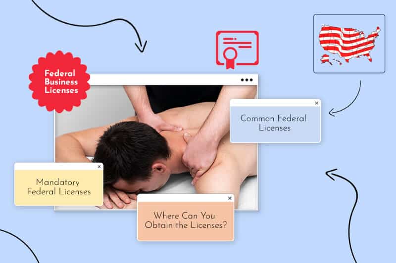 Man having a massage Michigan Michigan state map