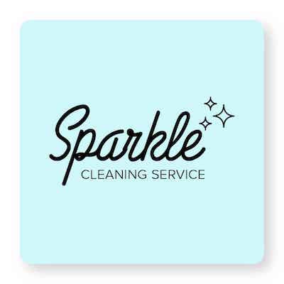 sparkle cleaning logo