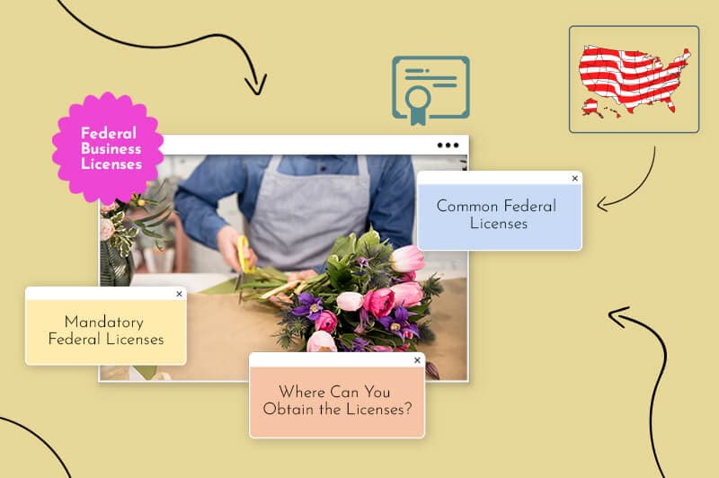 Man cutting flowers in bouquet federal license Virginia