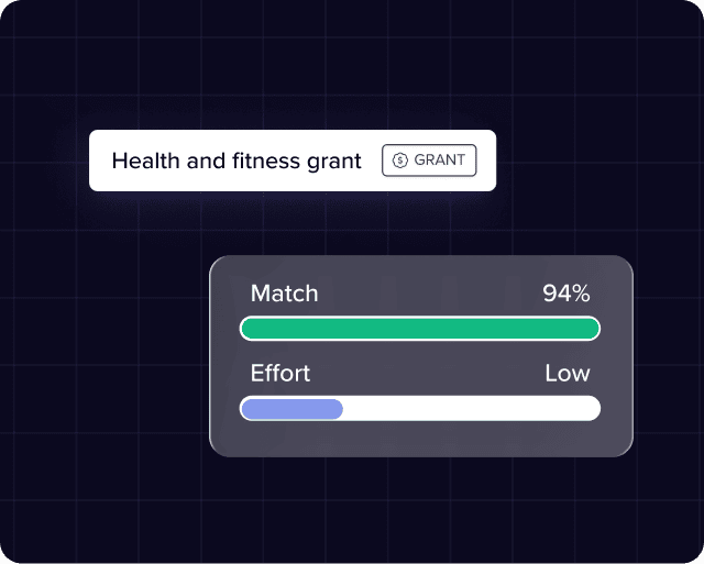 Funding search step 1