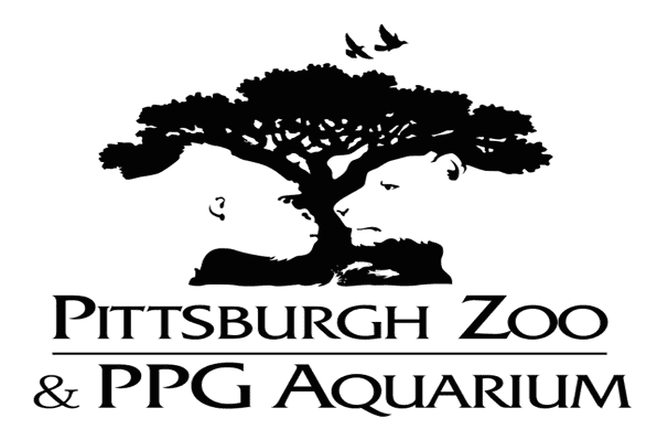 Pittsburgh zoo logo with negative space