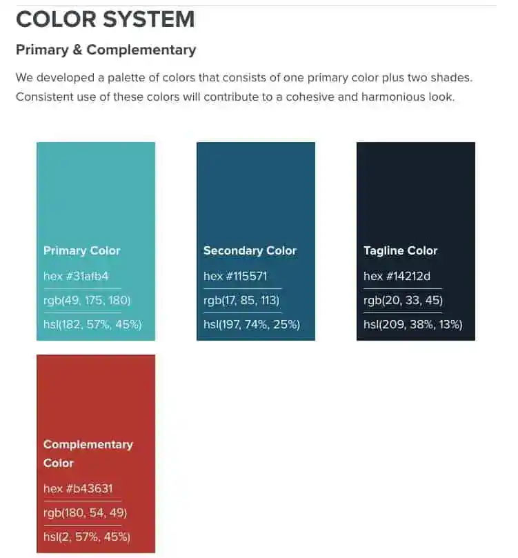 color swatch