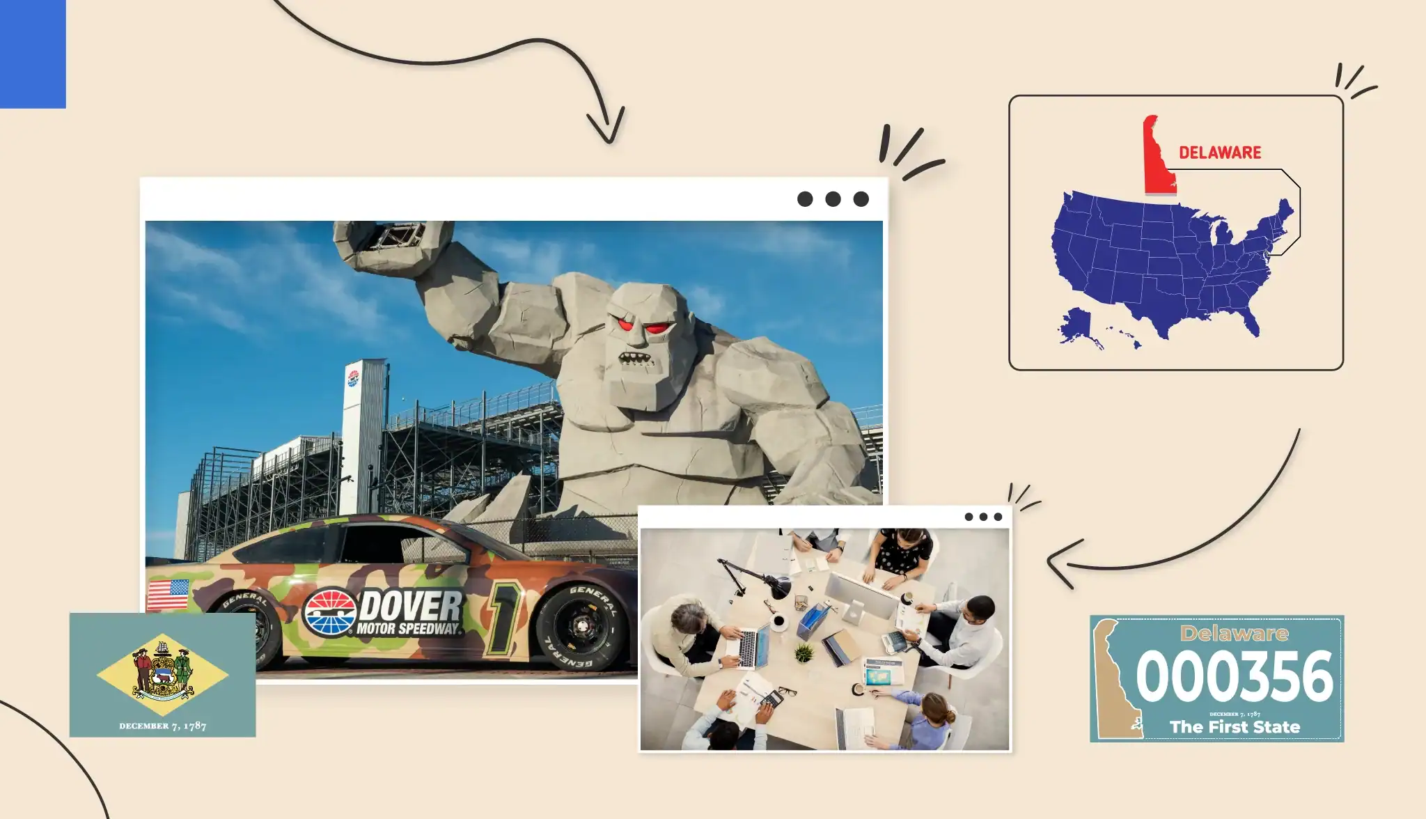 Small business owners in Delaware Delaware racetrack
