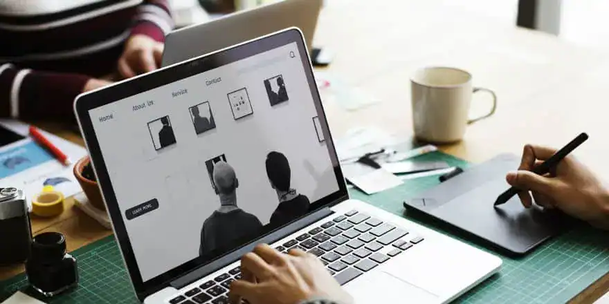 branding on a website