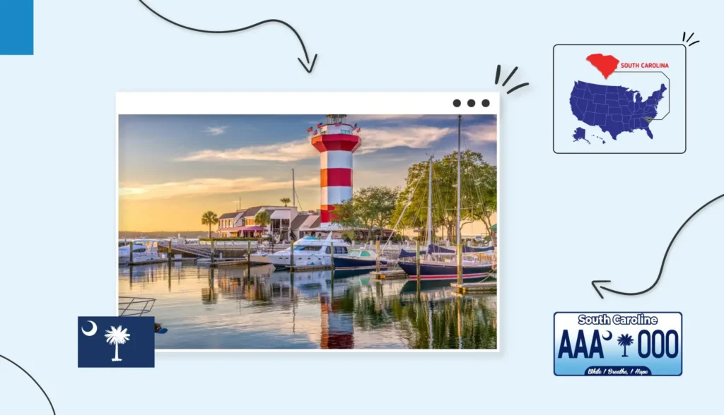 Scenic waterfront views in South Carolina