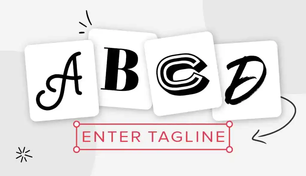 single letter logo